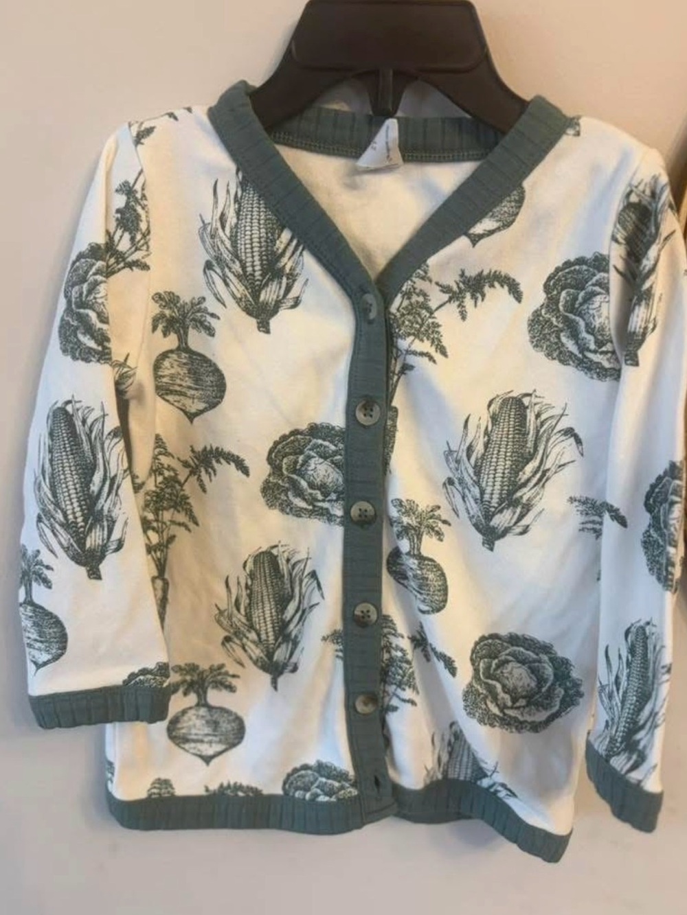 Kate Quinn Veggies Button Down Cardigan | EUC